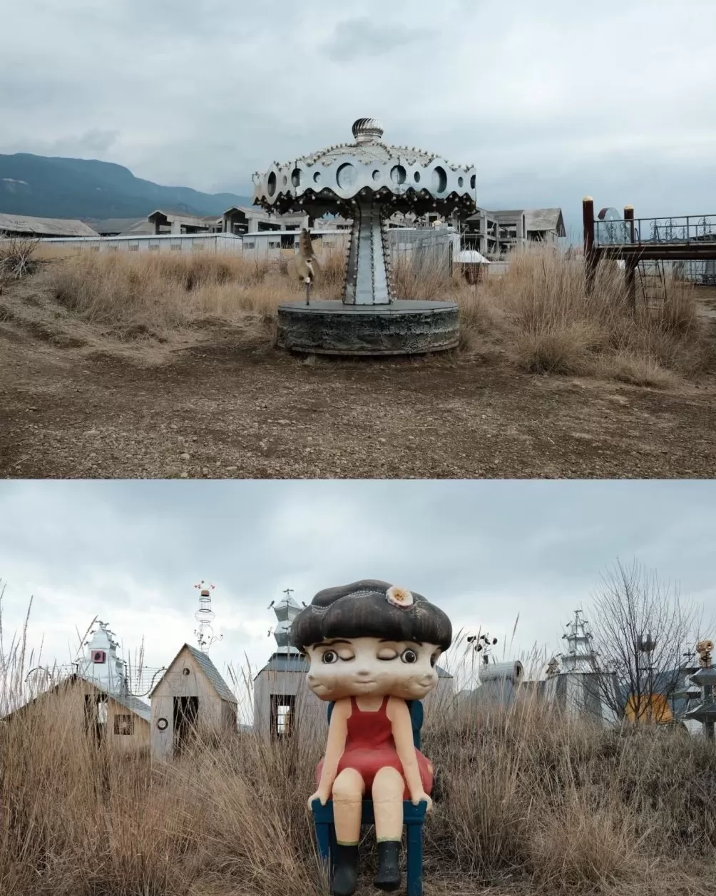 丽江一景区“人体蜈蚣”等作品被指观感不适，回应：已拆除-第3张图片-