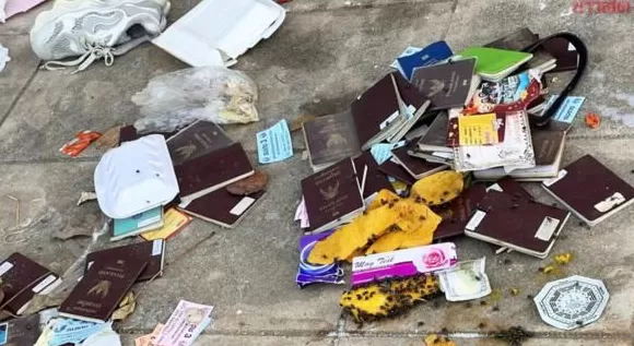 韩国网友发帖称柬埔寨街头垃圾桶现大量护照，引发治安担忧-第1张图片-