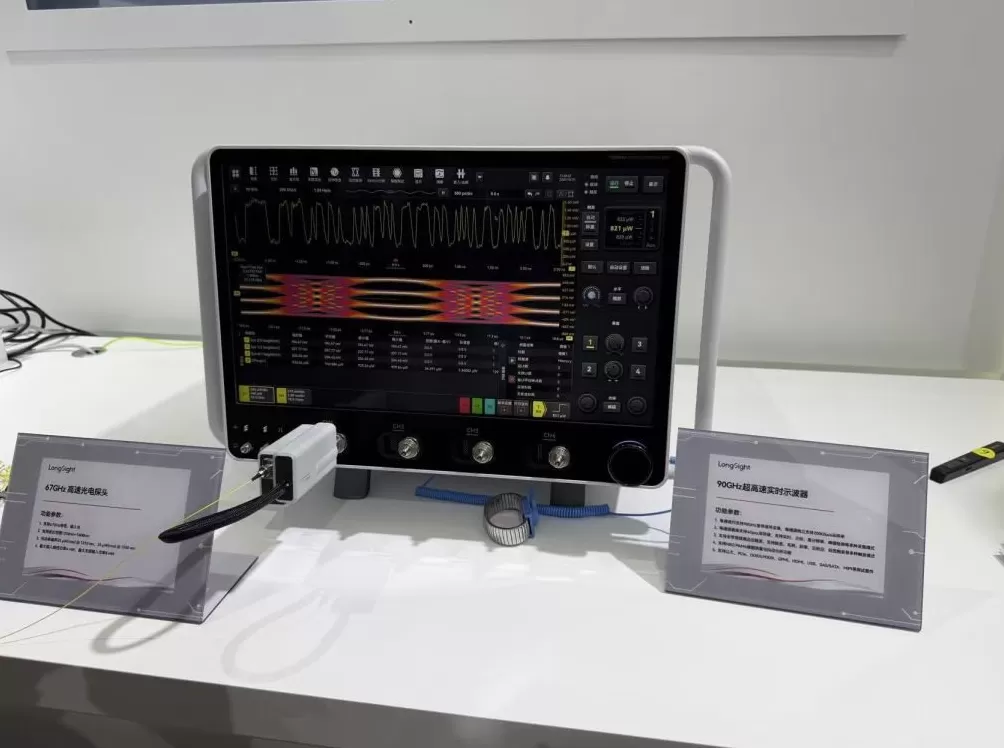“惊喜”来了！新凯来子公司万里眼发布超高速实时示波器，带宽突破90GHz-第1张图片-