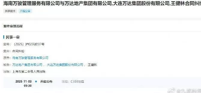 王健林被起诉！身家一年缩水820亿元-第1张图片-