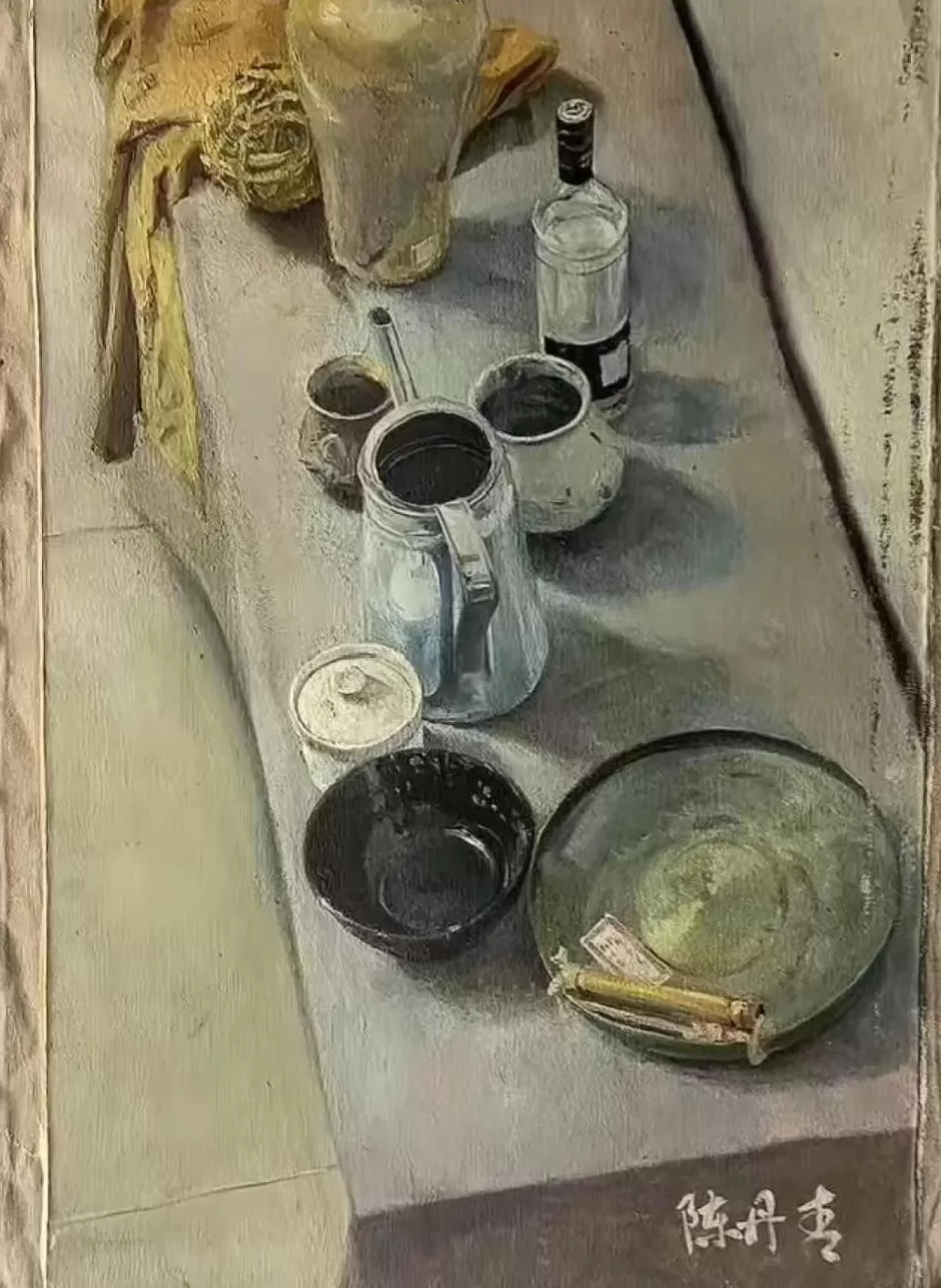 男子15万购买“陈丹青画作”实为美院学生课堂作业？买家称将重新鉴定-第1张图片-