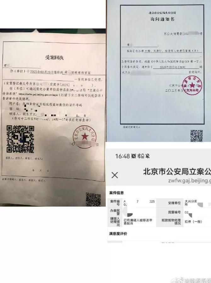 刘奕畅被曝已被关入看守所，案件已移送法院等待开庭-第3张图片-
