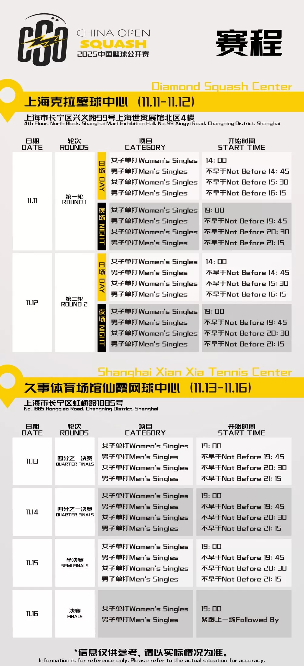 2025中国壁球公开赛今日开票，将为申城再添一张体育名片-第1张图片-