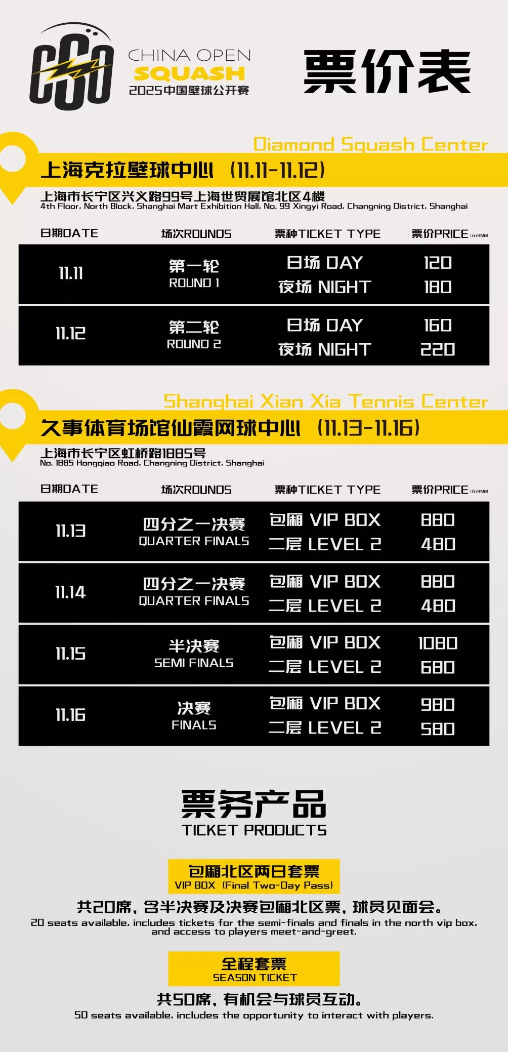 2025中国壁球公开赛今日开票，将为申城再添一张体育名片-第8张图片-