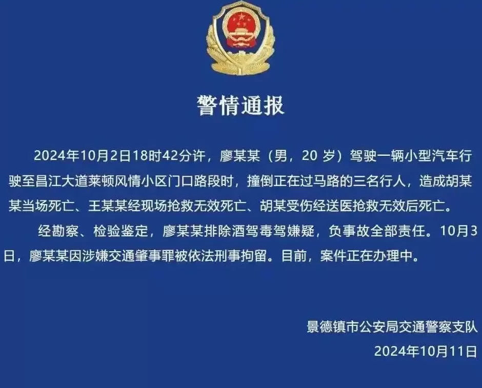 “撞死3人，他在边上玩手机！”一家三口被撞案新细节披露-第3张图片-