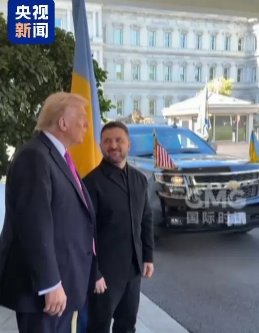 八个月内第三次访问白宫，泽连斯基与特朗普会晤！双方还讨论了“战斧”导弹等问题-第1张图片-