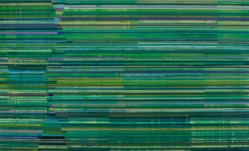 刮刀和色彩共同构建“时间之玄”-第2张图片-