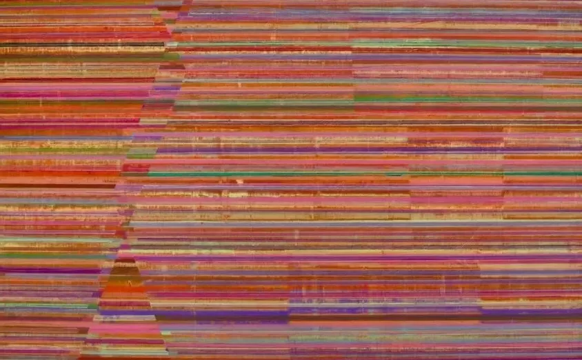 刮刀和色彩共同构建“时间之玄”-第3张图片-