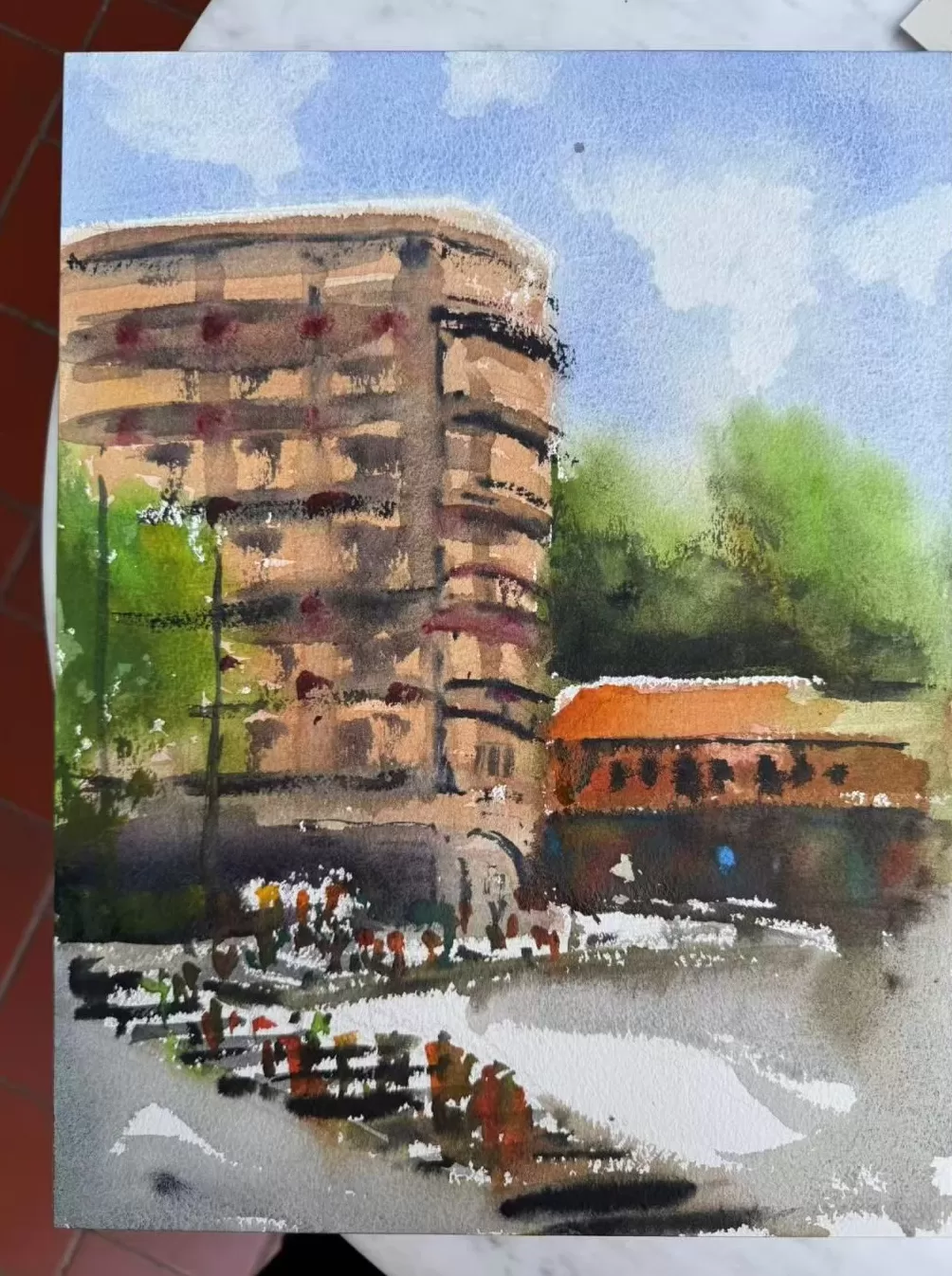 上海旅居⑥｜新加坡人陈祺竹：来上海，我用写生留下历史建筑-第5张图片-