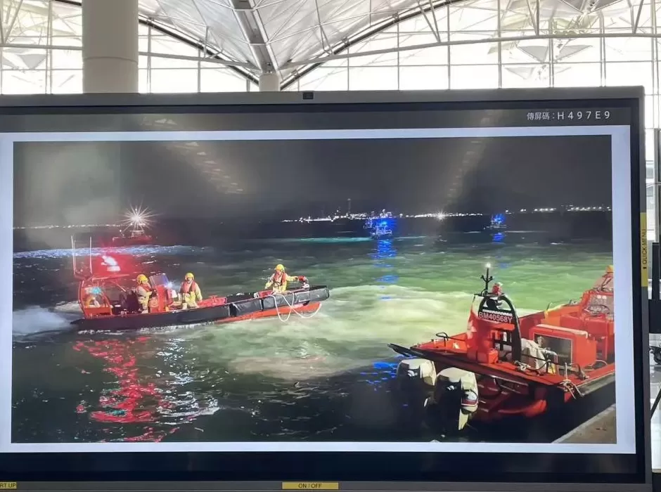 香港飞机坠海事故致2人死亡，遇难者海下约7米处被找到，4名机组人员获救送医！机场回应-第4张图片-