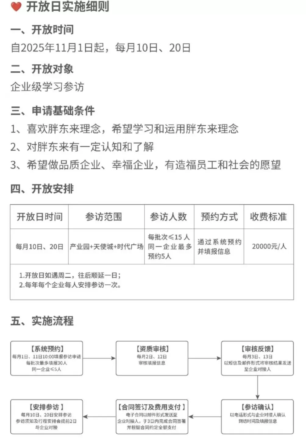 2万元/人！胖东来宣布设立企业参访开放日：每批不超15人，每人每年一次机会-第2张图片-