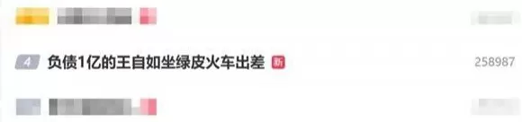 王自如自曝负债约1亿元，因限高坐绿皮火车出差，称还钱是创业首要目标-第1张图片-