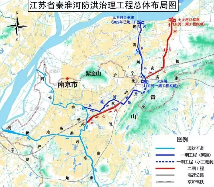 南京文化名河秦淮河时隔50年再辟新河道：增强汛期排洪能力-第1张图片-