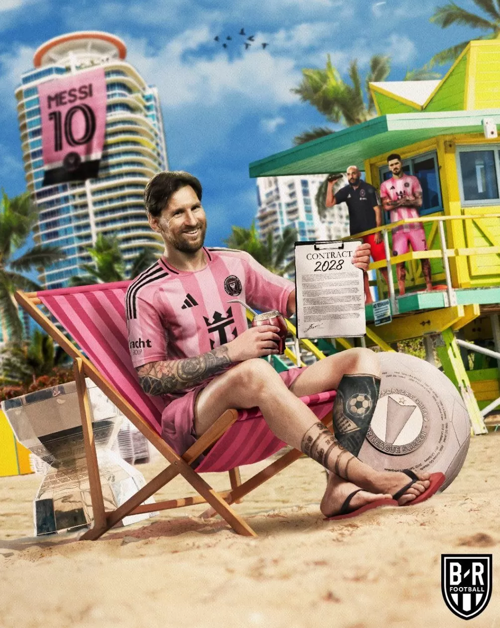 体坛联播｜梅西续约至2028年，NBA勒令比卢普斯离职-第1张图片-