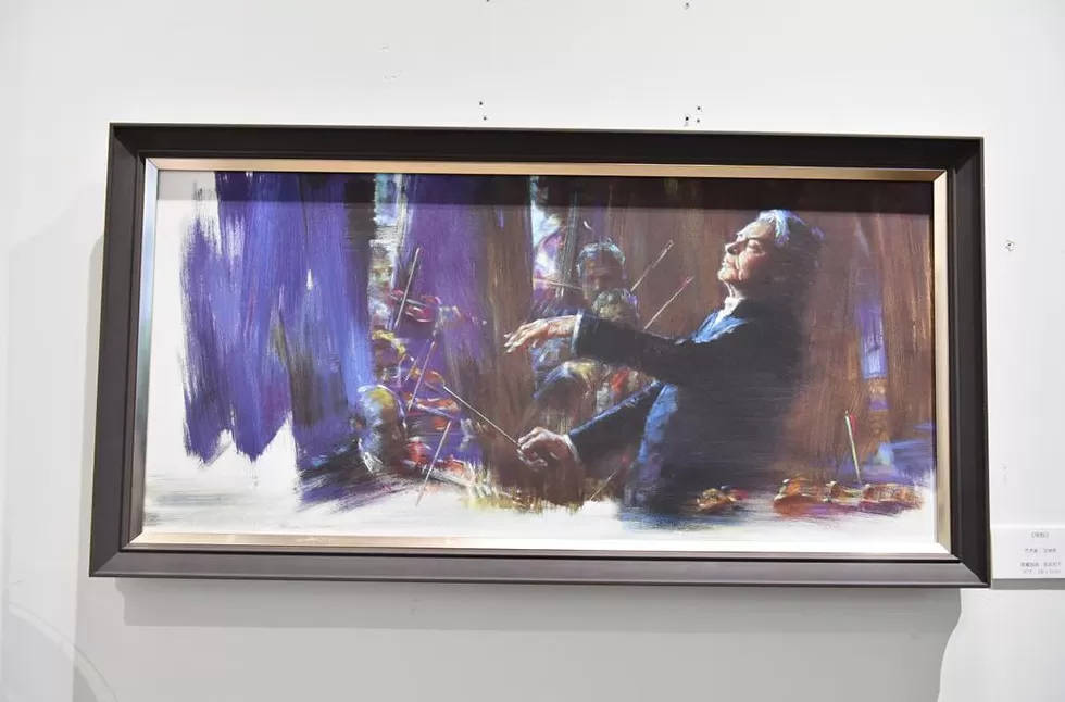 汇流｜旅美画家甘锦奇：用传递音乐的笔触为故乡奉献更多作品-第2张图片-