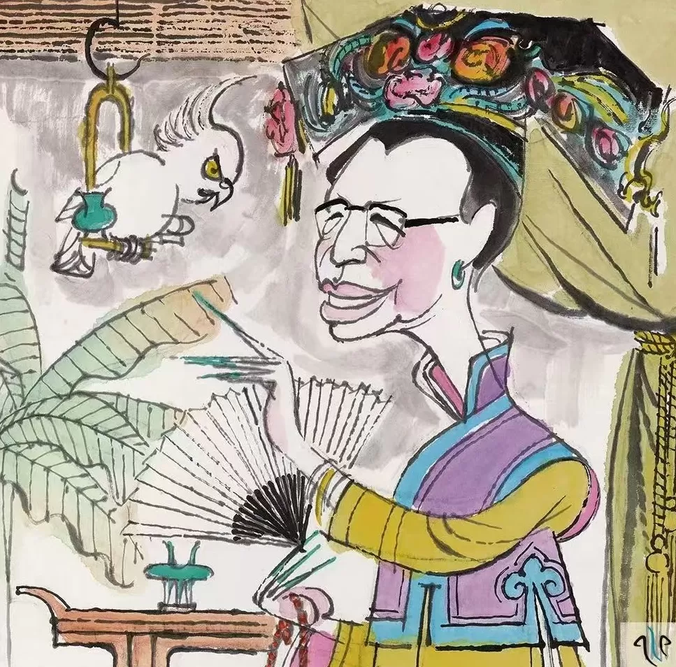 一对“北人南相”的艺术家——张仃与韩羽-第4张图片-