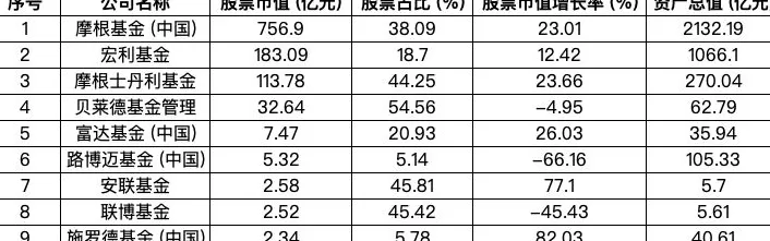 9家外资公募最新持仓曝光，AI科技成布局热点-第1张图片-