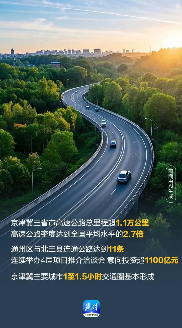 AI海报·数说“十四五”河北答卷丨数据再刷新！京津冀协同发展向纵深推进-第2张图片-