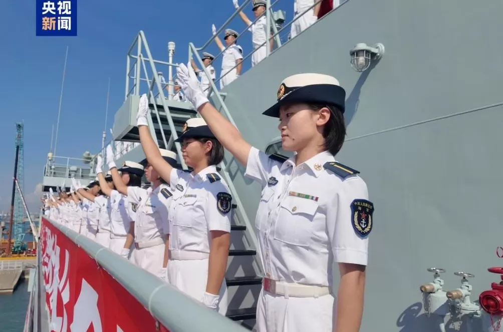 中国海军83舰编队完成对新加坡访问起程回国-第2张图片-