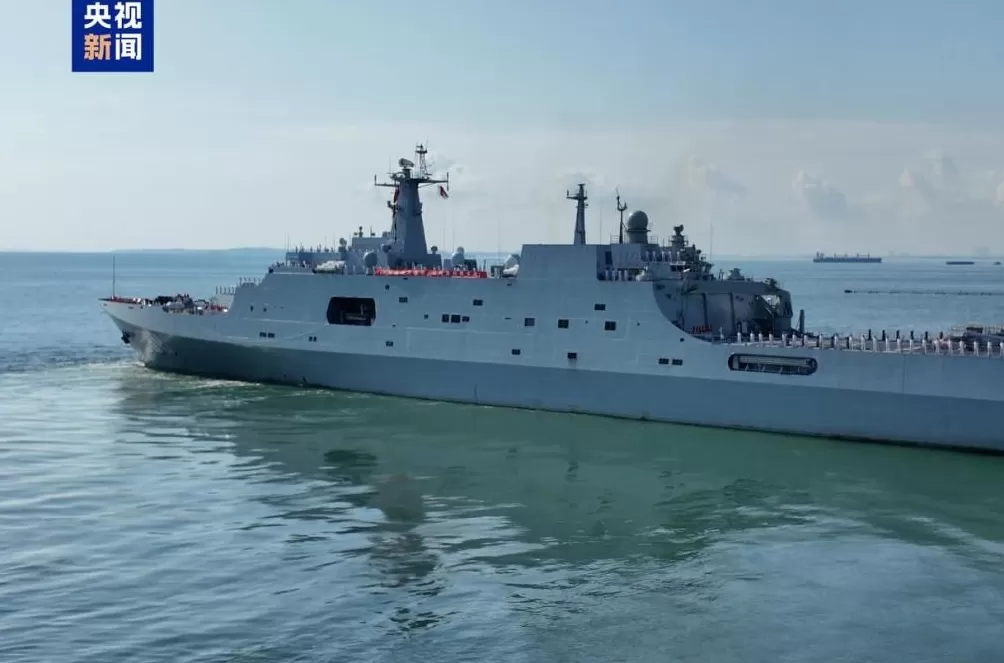 中国海军83舰编队完成对新加坡访问起程回国-第1张图片-