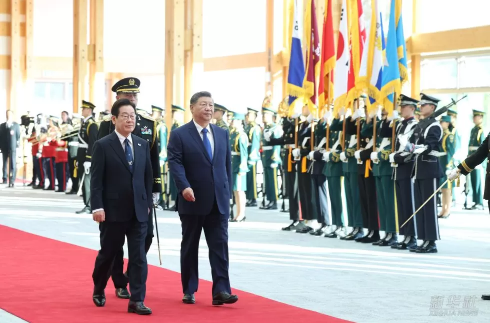 新华图讯｜习近平同韩国总统李在明举行会谈-第3张图片-