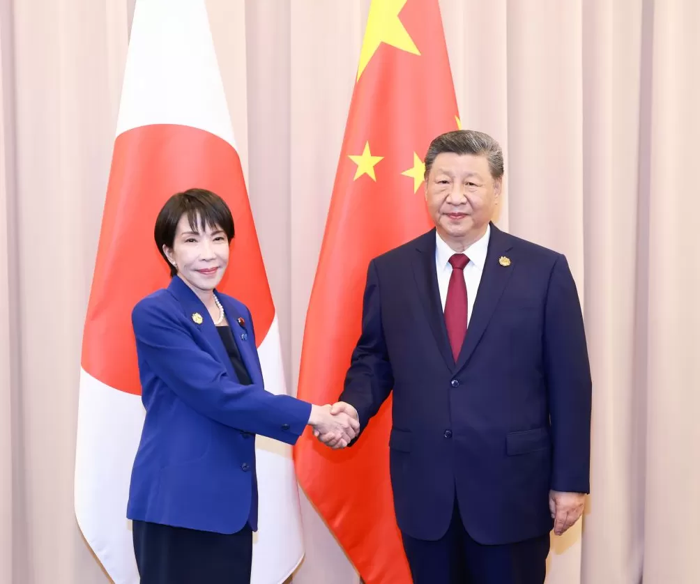 大外交｜扣好“第一粒纽扣”，中日领导人连续四年实现APEC峰会期间会面-第1张图片-
