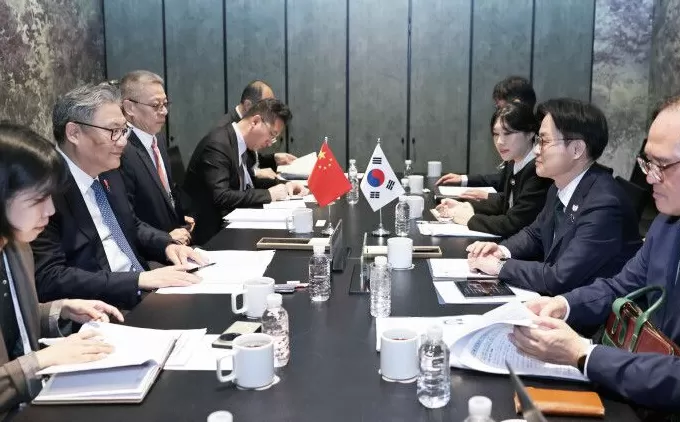 商务部部长王文涛会见韩国产业通商部长官金正官-第2张图片-