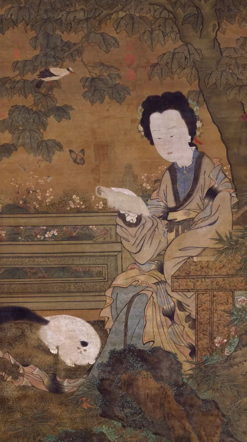 “新样佳人读书图”与冷枚-第2张图片-
