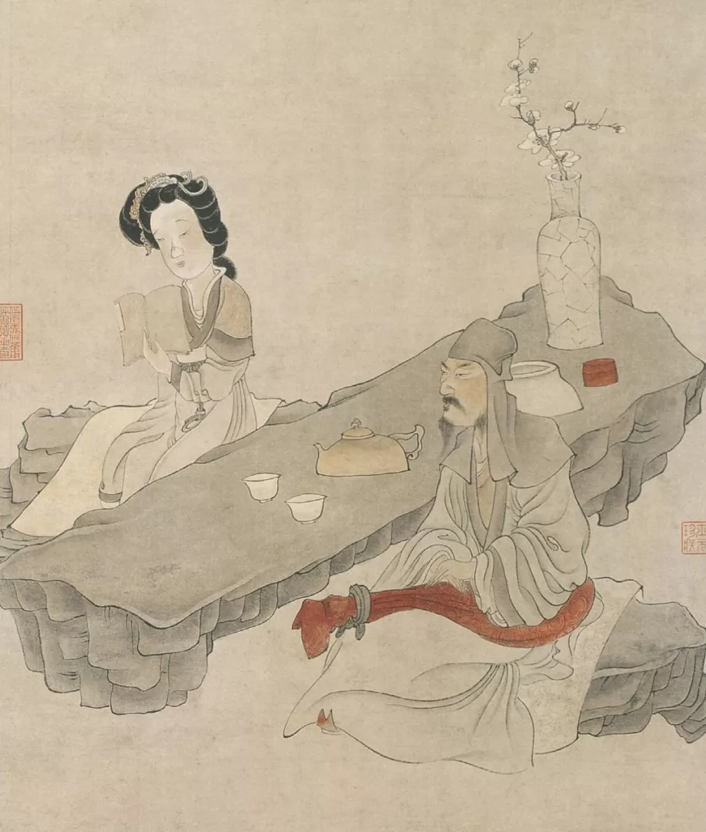 “新样佳人读书图”与冷枚-第5张图片-