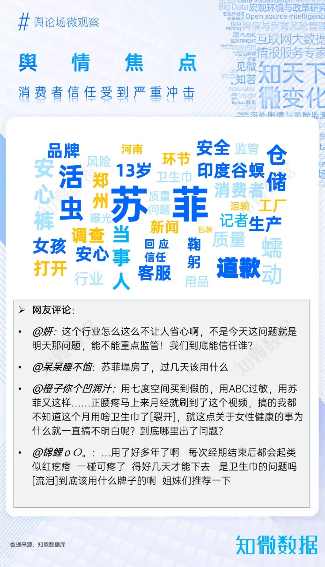 苏菲“有虫”事件洞察：正值双十一，曝出产品质量问题致命吗？-第2张图片-