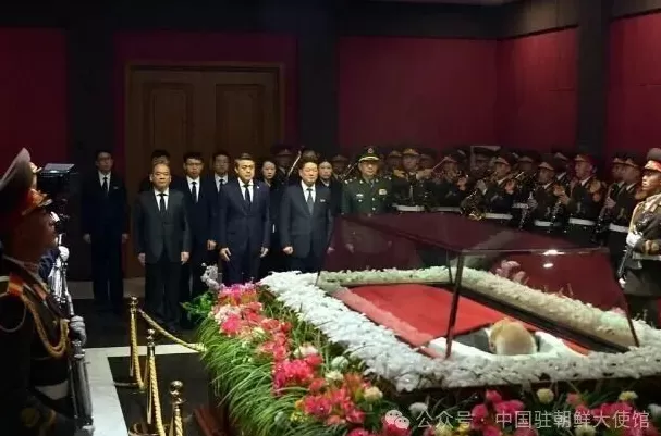驻朝大使王亚军吊唁朝鲜最高人民会议常任委员会前委员长金永南逝世-第1张图片-