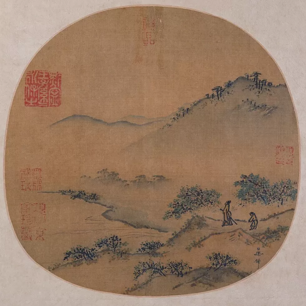 宋徽宗书法纨扇领衔，上博“压箱底”扇面书画将展-第3张图片-