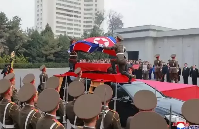 朝鲜为金永南举行国葬-第1张图片-