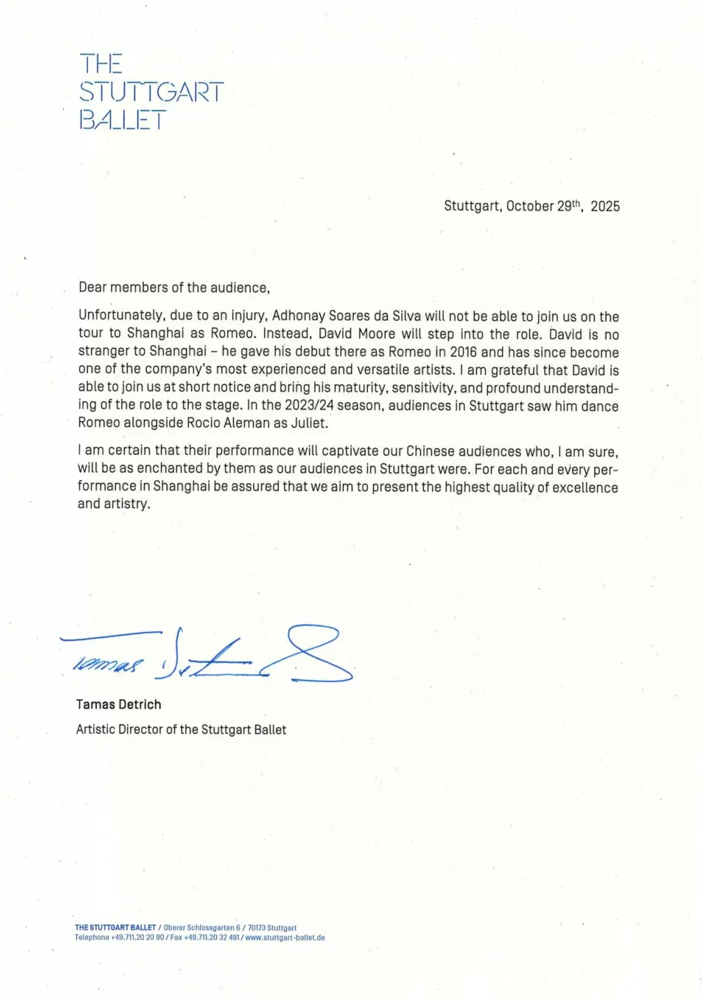 9年后，斯图加特芭蕾舞团《罗米欧与朱丽叶》再访上海-第10张图片-