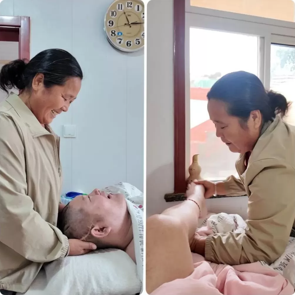 十年守护，“岛城最美母亲”用爱唤醒“植物人”侄子-第6张图片-