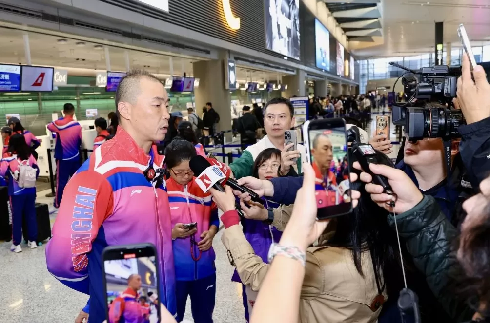 现场 | 上海代表团出征全运，高磊：这就是很多人的奥运会-第2张图片-