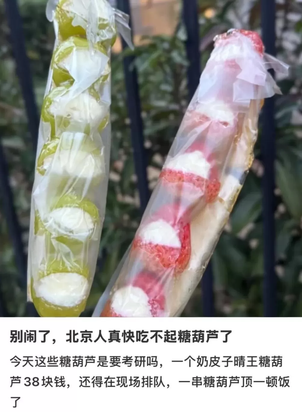 月薪几万，才能吃得起“奶皮子糖葫芦”？-第1张图片-