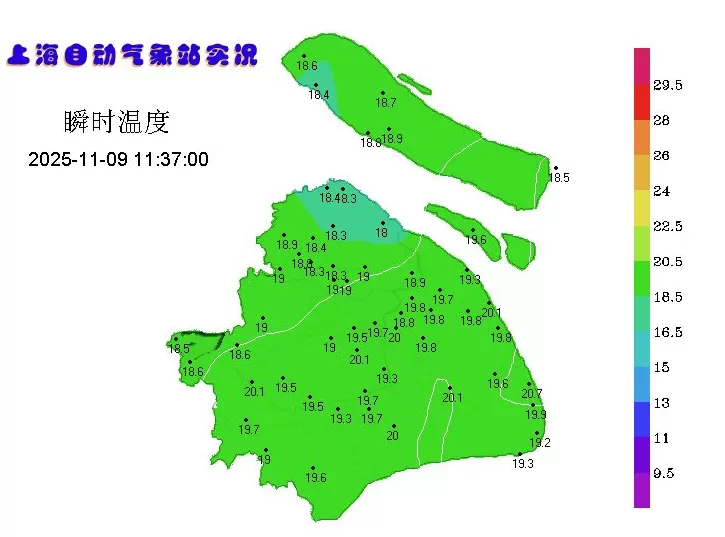 下周上海最高19℃，郊区最低气温或跌至个位数-第2张图片-