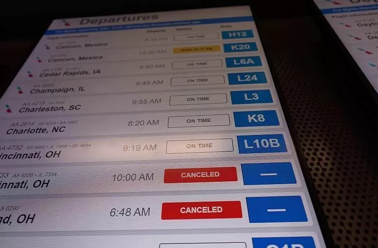 全美9日航班取消量超2000架次延误航班超7000架次-第1张图片-