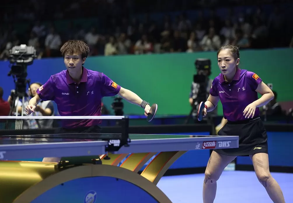 “诗与远方”回来了，林高远/刘诗雯战胜对手全运会混双晋级-第1张图片-