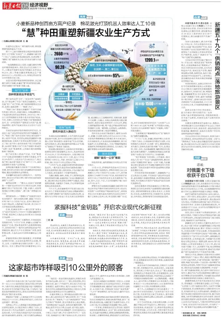 “慧”种田重塑新疆农业生产方式-第1张图片-