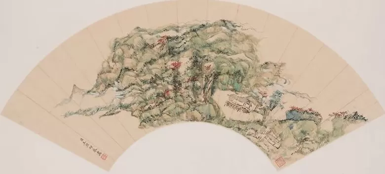 首个扇面书画通史展，上博的宋元扇面拿出了一半-第20张图片-