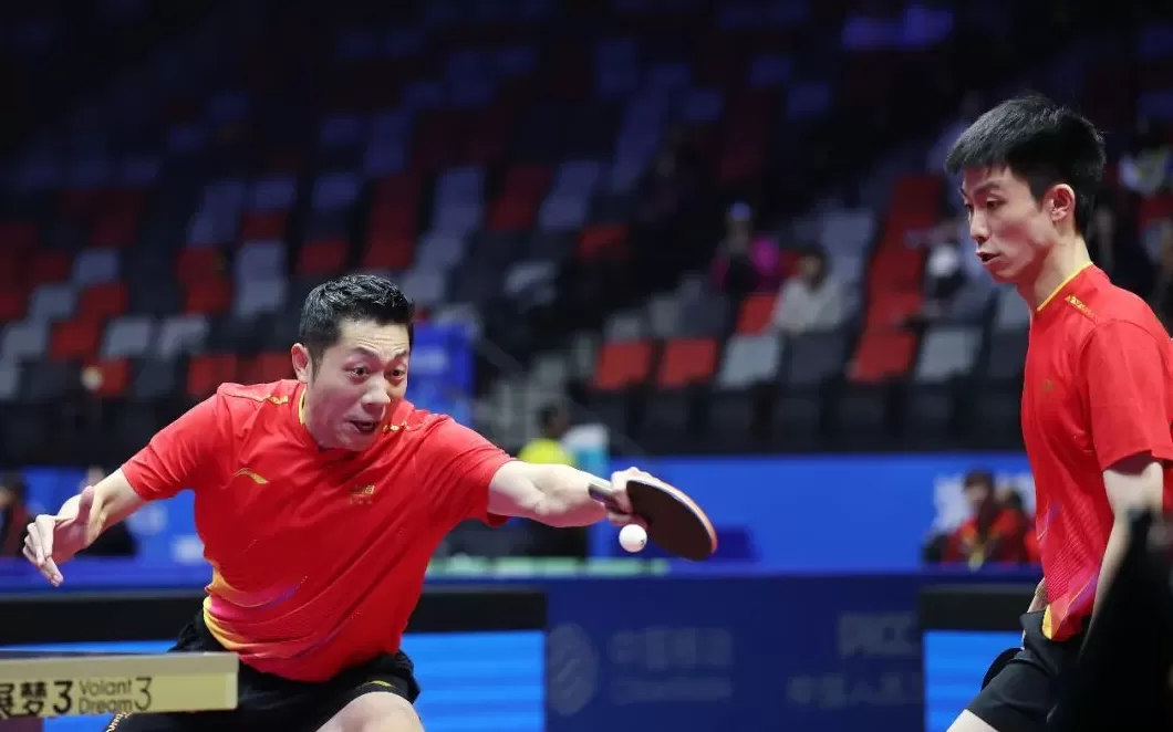 开门红！樊振东许昕等领衔上海队，全运会乒乓男团战胜江苏队-第1张图片-