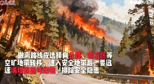 AI动画丨突遇森林火灾，我们该如何紧急求生-第3张图片-