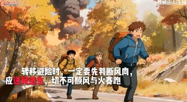 AI动画丨突遇森林火灾，我们该如何紧急求生-第2张图片-