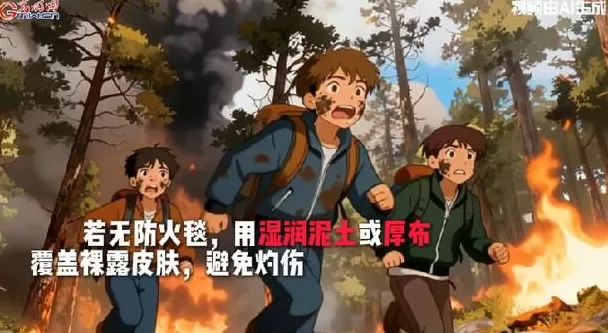 AI动画丨突遇森林火灾，我们该如何紧急求生-第4张图片-