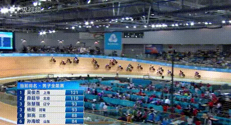上海队吴俊杰一骑绝尘，摘得全运会场地自行车男子全能赛冠军-第3张图片-