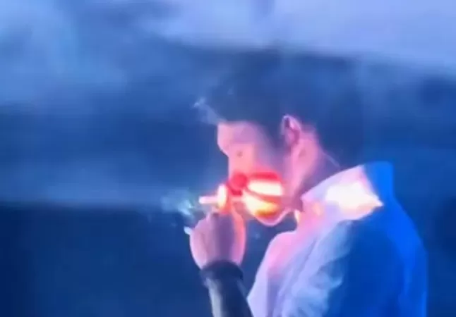 演出过程中在舞台上吸烟！歌手蒋文涵GALI被处罚-第1张图片-