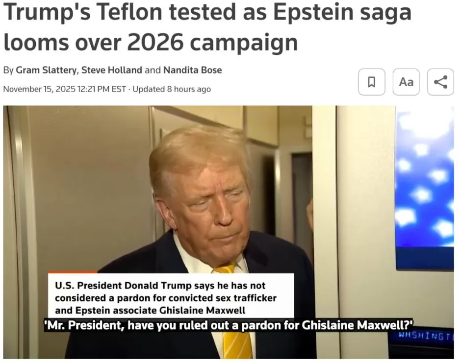 美政府“停摆”阴影未散“爱泼斯坦案”又成两党新战场-第2张图片-