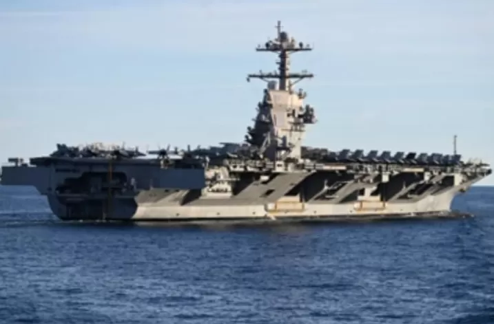 美“福特”号航母打击群进入加勒比海-第1张图片-